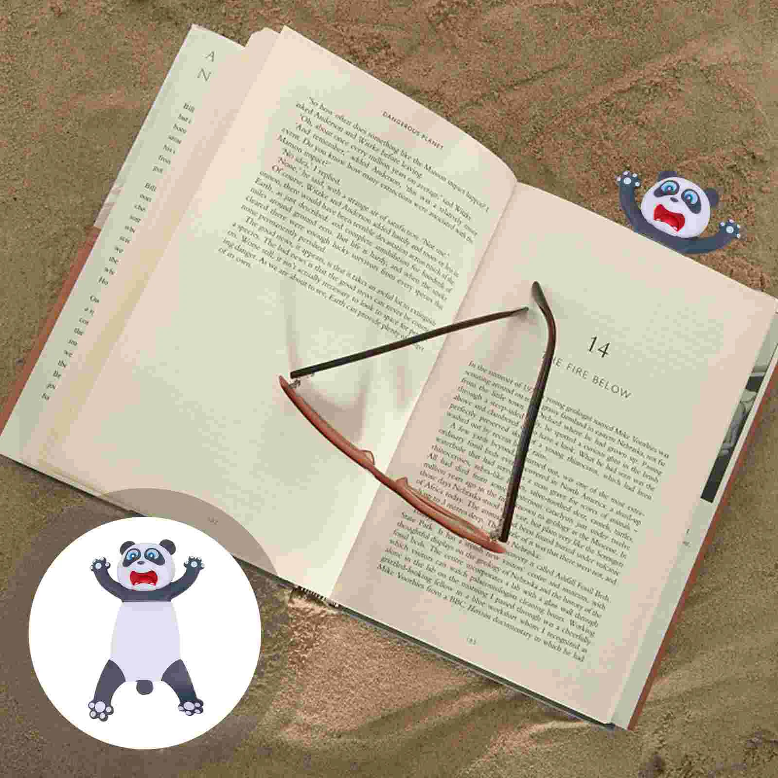 

3 D закладки, трехмерная панда, канцелярские принадлежности, животные, забавные мультяшные 3D стерео для студентов