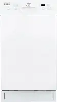 9254W 18â€³ Wide Built-In Dishwasher w/Heated Drying, ENERGY STAR, 6 Wash Programs, 8 Place Settings and Stainless Steel  White 1