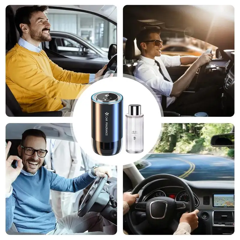 500ml Car Air Refresher Intelligent Sensor Fragrance Oil Diffuser Auto Air Purifier With Or Car Aroma Aromatherapy Diffuser