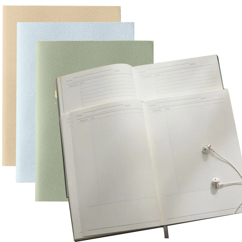 Soft Leather Large Notebook for Study Office Journaling