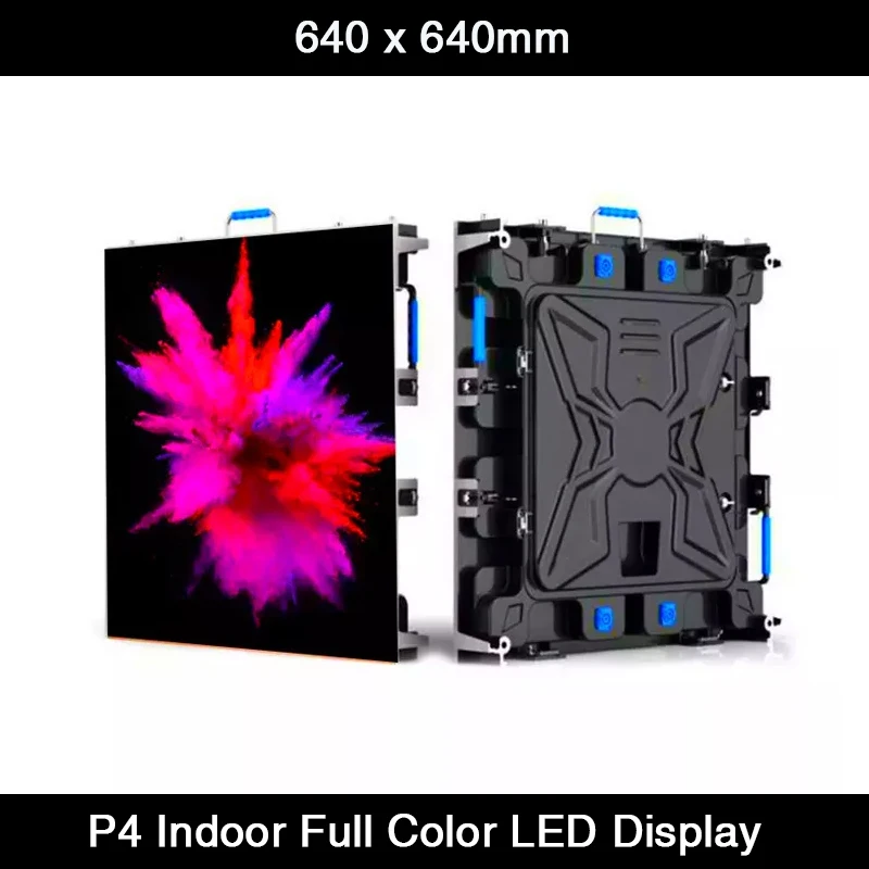 12 Pz/Lotto Full Color P4 Led Video Wall Indoor Stage Rental Pannello Led 640*640Mm