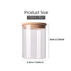Bamboo Lid Glass Storage Jars – 250ml (12-Piece Set) 6