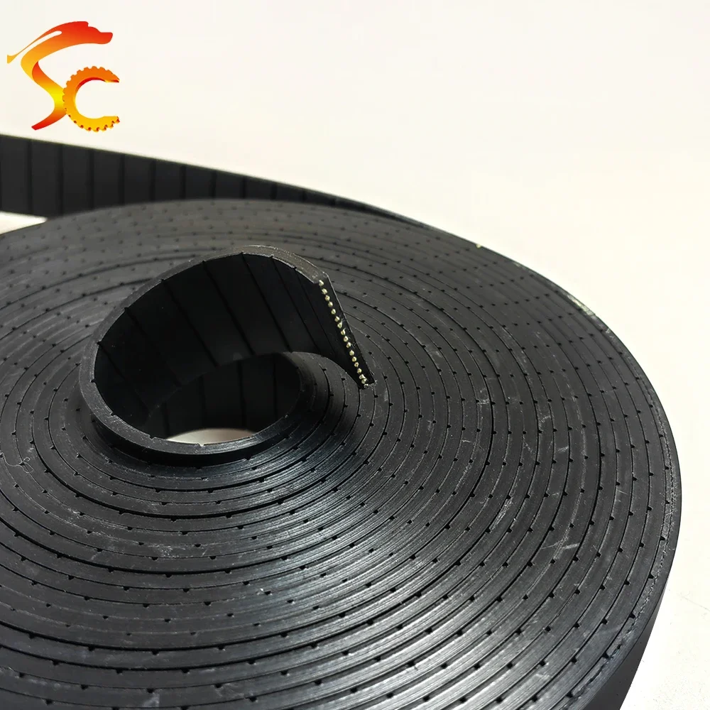 P3 25mm Flat Belt Thickness 3mm Width 25mm black Polyurethane with