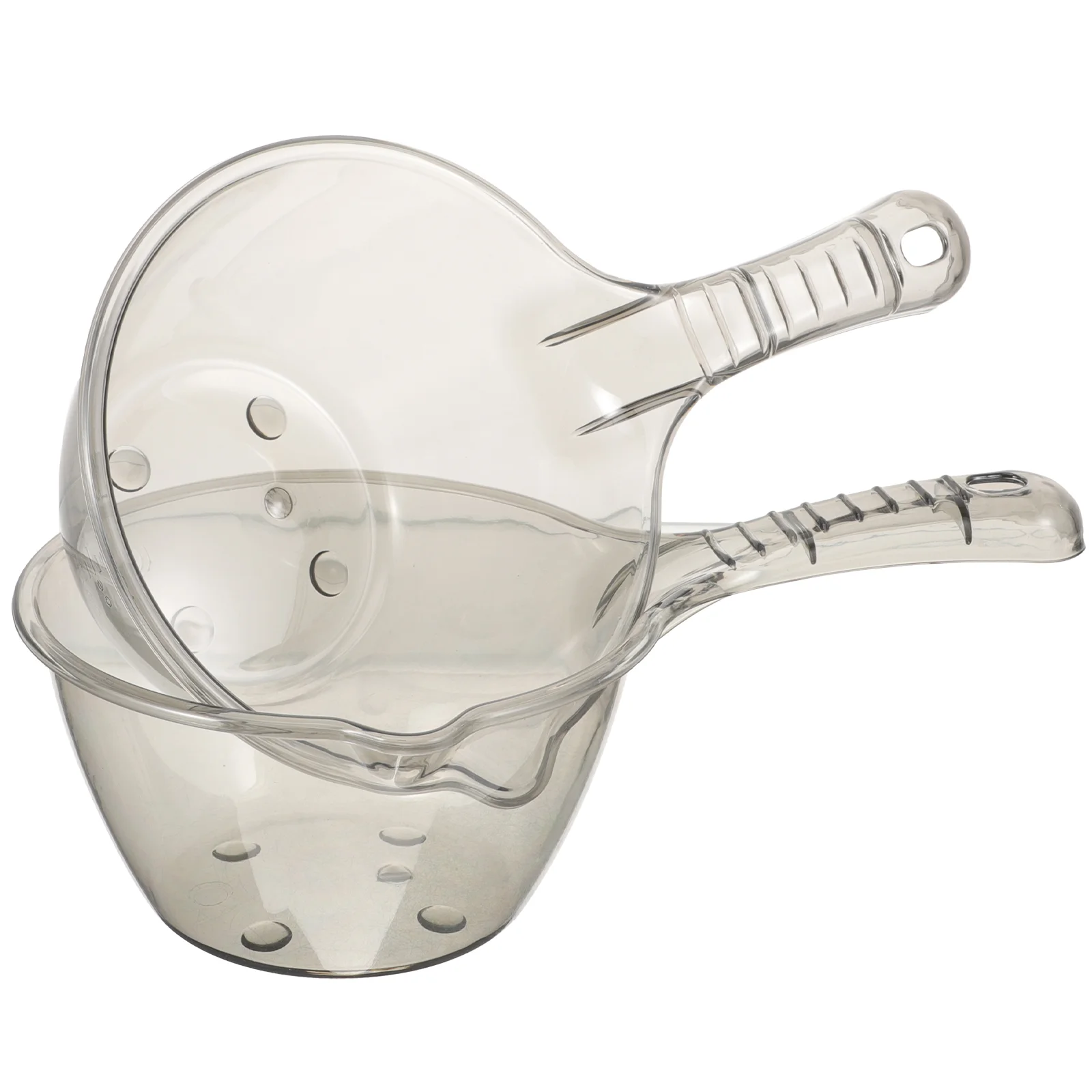2 Pcs Bath Scoop Bubble Bathroom Portable Bathtub Kitchen Ladles for Watering Soup Mini