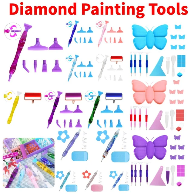 5D DIY Lighted Diamond Painting Pen Tools Set Point Drill Pen with Light  Art Kits Replacement Pen Heads USB Cable Arts Crafts - AliExpress