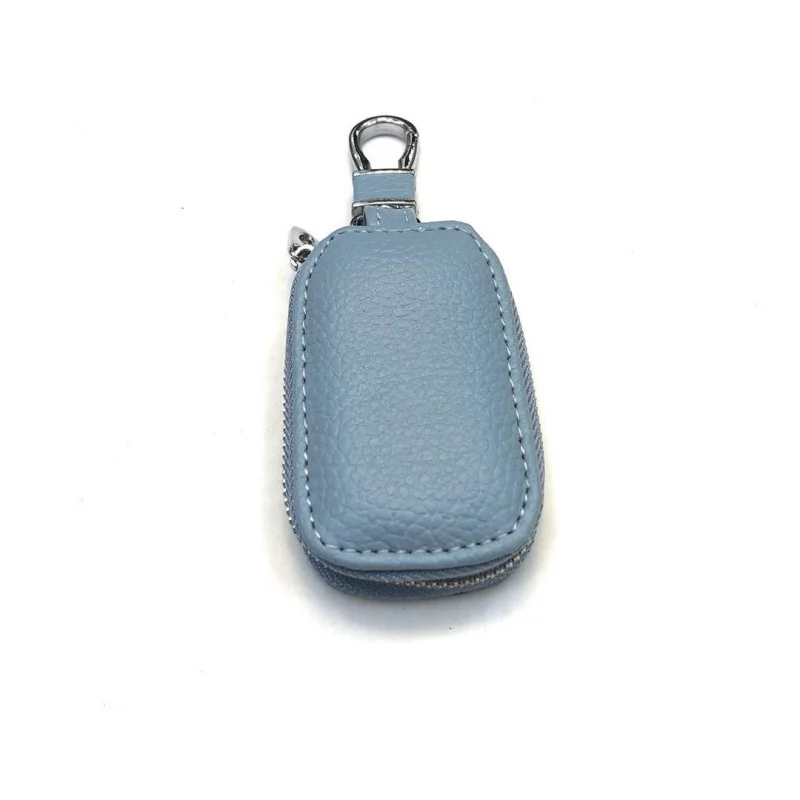 New Style Leather Key Pouch for Women Men Car Key Holder Fashionable Trendy