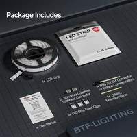 FCOB SPI RGB IC LED Light Strip WS2811 Addressable 720 630 LEDs Dream Color DC12V 24V WS2812B High Flexible FOB COB Lights RA90 - Image 4