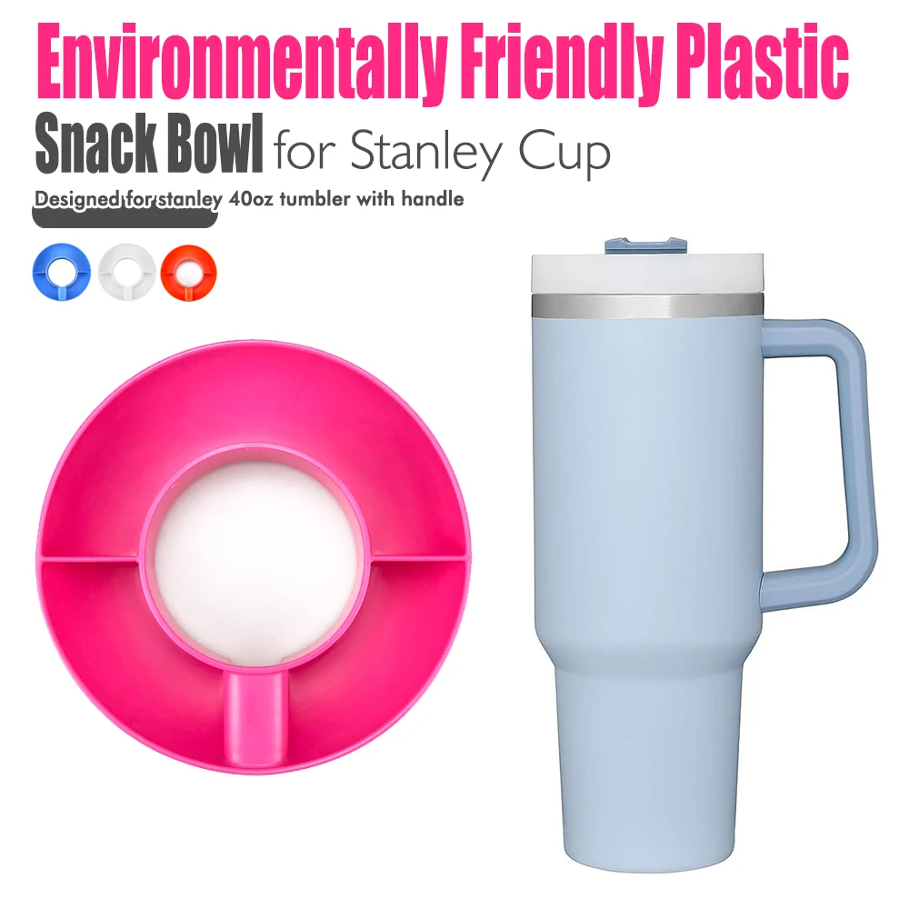 Snack Bowl For Stanley Cup - Stylish Stanley Tumbler - Pink