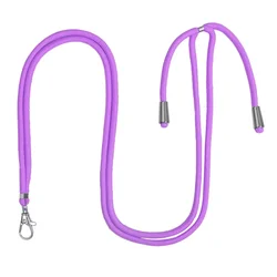 Universal Adjustable Crossbody Cell Phone Lanyard Neck and Shoulder Strap (1pcs Purple Lanyard)