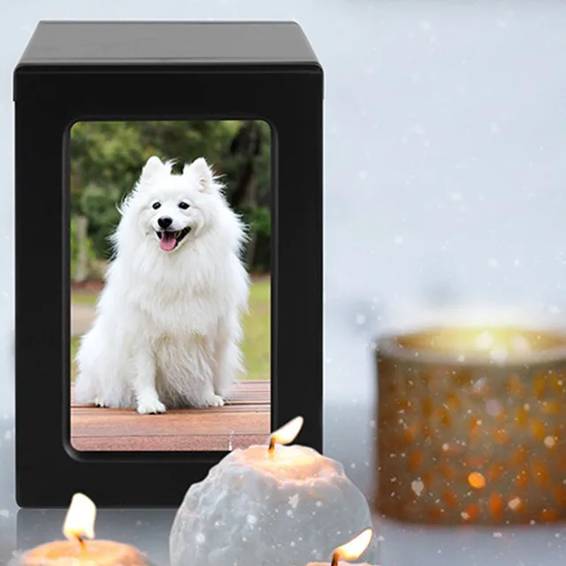 Wooden Pet Urns Wooden Cremation Box With Pet Picture Frame Pet Memorial Picture Frame Urns For Beloved Pets 4