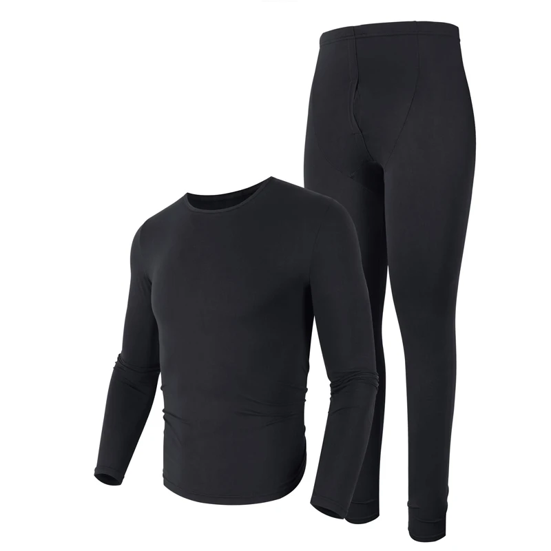 Men's Thermal Underwear Set Long Johns Ultra Soft Lightweight Thin Base Layer Tops & Bottoms Leggings Pants Winter Underwear Set