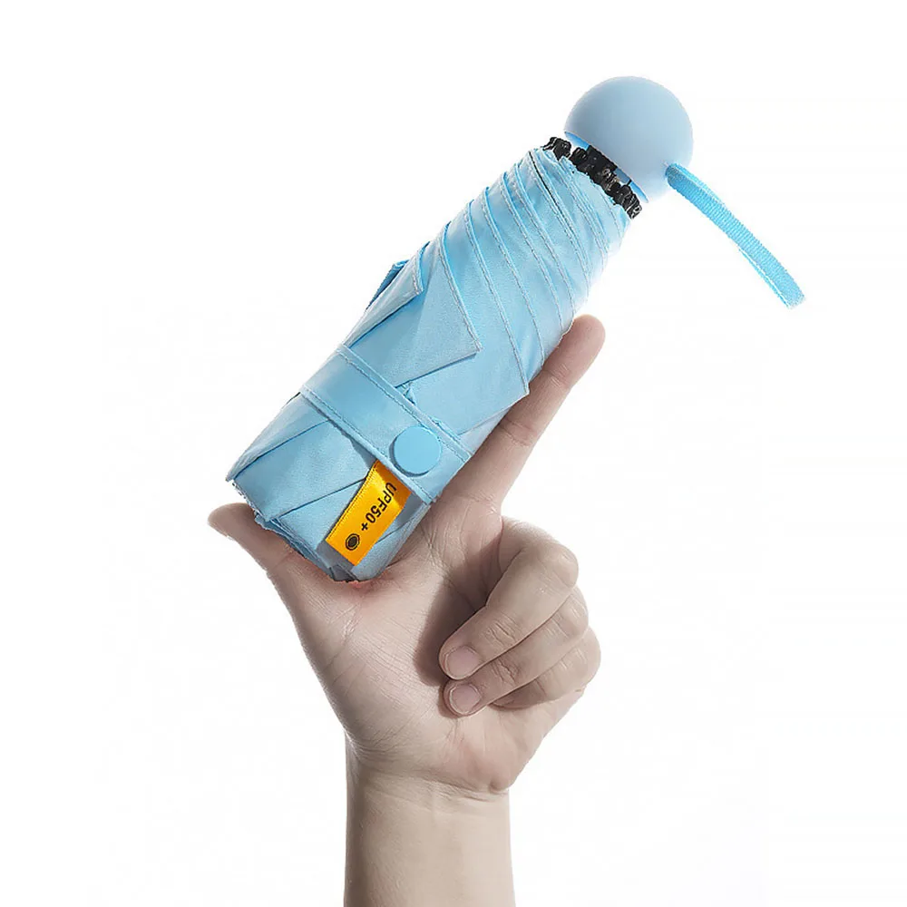 Mini pocket 8-Bone Rainy Umbrella, Strong And Durable Wind-resistant small Umbrella, Women's Sunny Anti-UV Sunscreen Umbrella