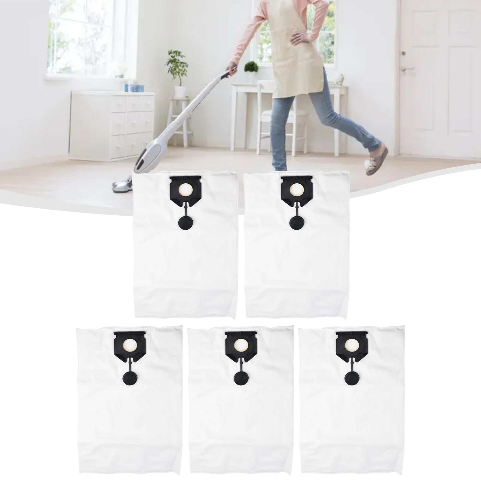 For Karcher Vacuum Cleaners:2.889-154.0 NT 30/1 Tact L Dust Bag 1 Tact Te L 1 Tact Te M 2.889-154.0 5pcs NT 30