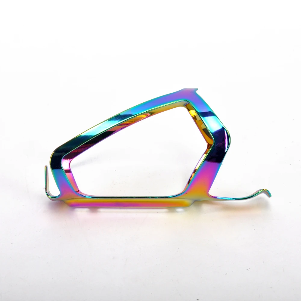 Rainbow bottle cage aluminum alloy cycling outside water cage holder