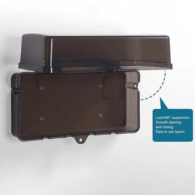 Electrical Box Outdoor Electrical Boxes Waterproof Cable Management Box Rain-Proof Weather Proof Plug Box Waterproof For Wiring Board