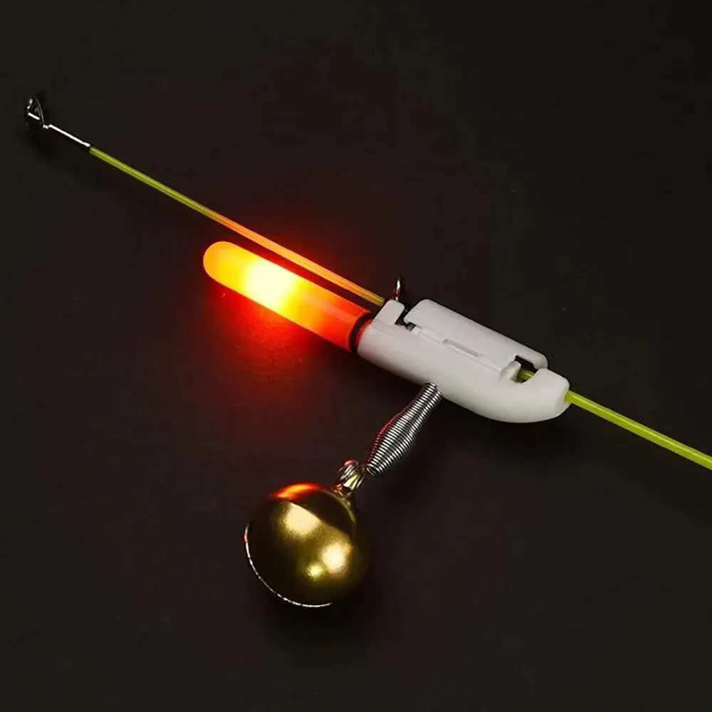 S0d10ea14031a416a9a5dd24f5a8098a0F Fishing Light Stick Rod Bell LED CR425 3.6V Lithium Battery USB Charge Luminous Tackle Night Bright Lamp Tools Fish Bite Alarm Mallzona