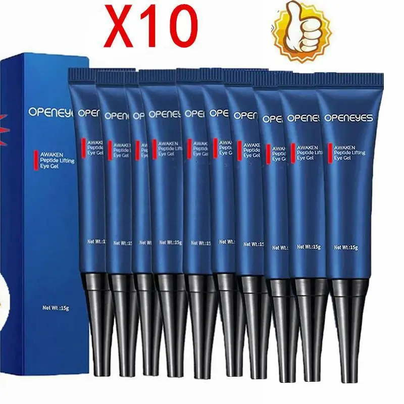 10X Openeyes Awaken Peptide Lifting Eye Gel Men Eye Moisturizing Under Eye Cream Per Occhiaie Gonfiore Linee Sottili Cura Degli Occhi