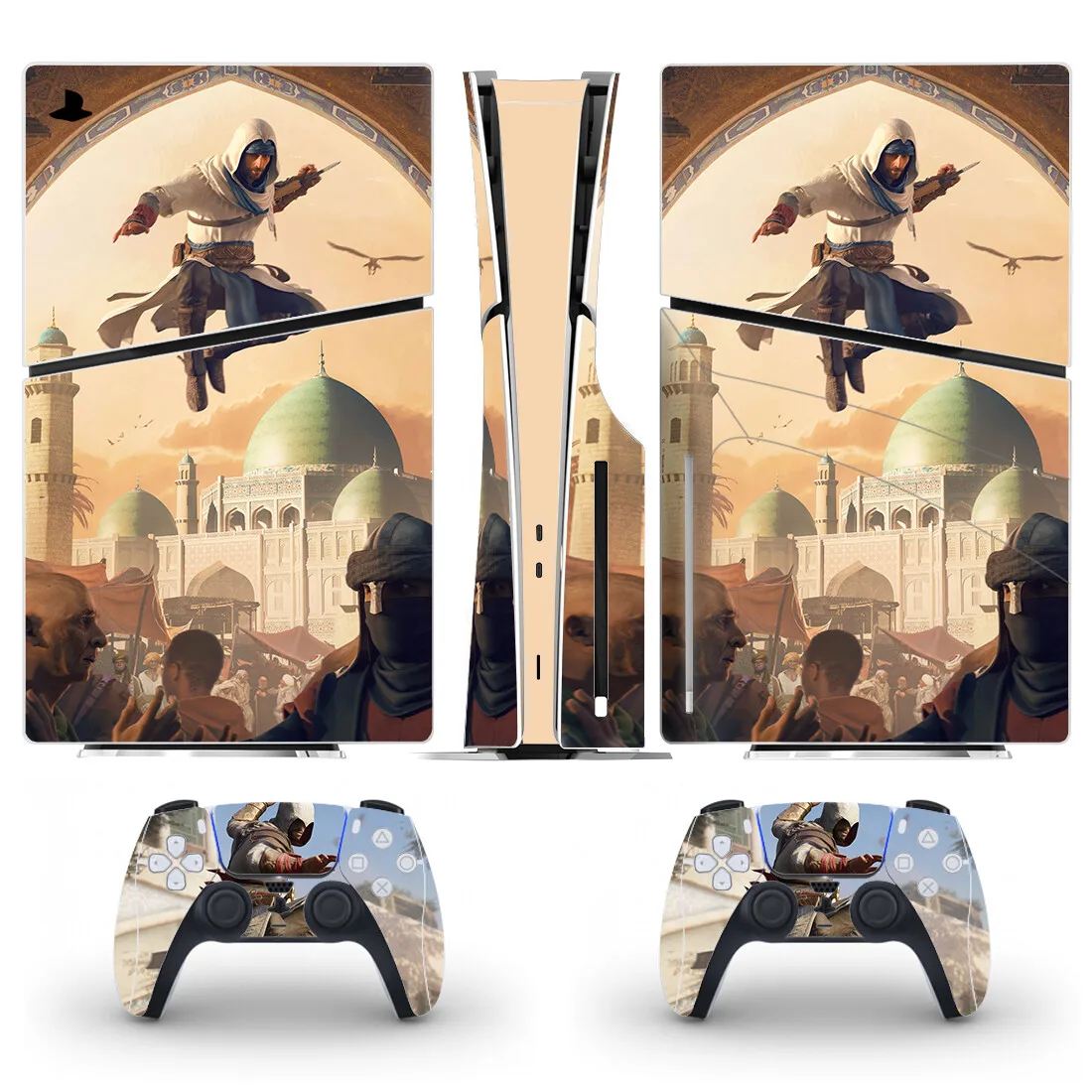 PS5 슬림 디스크 스킨 스티커, 콘솔 및 컨트롤러 2 개용 데칼 커버, 비닐, 새로운 게임