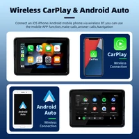 EKIY 5.0 inch Wireless CarPlay Moto Android Auto Motorcycle GPS Navigation Display Screen Portable Digital Motorcycle Dashboard - Image 5