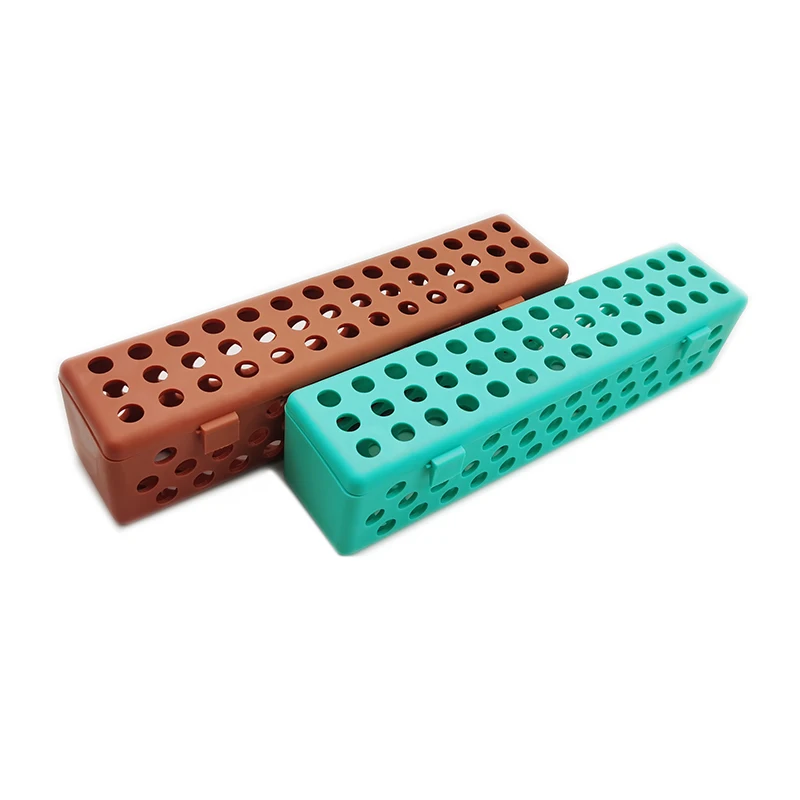 

1 Pc Dental Surgical Instrument Sterilization Box Autoclavable Container Box Green or Brown
