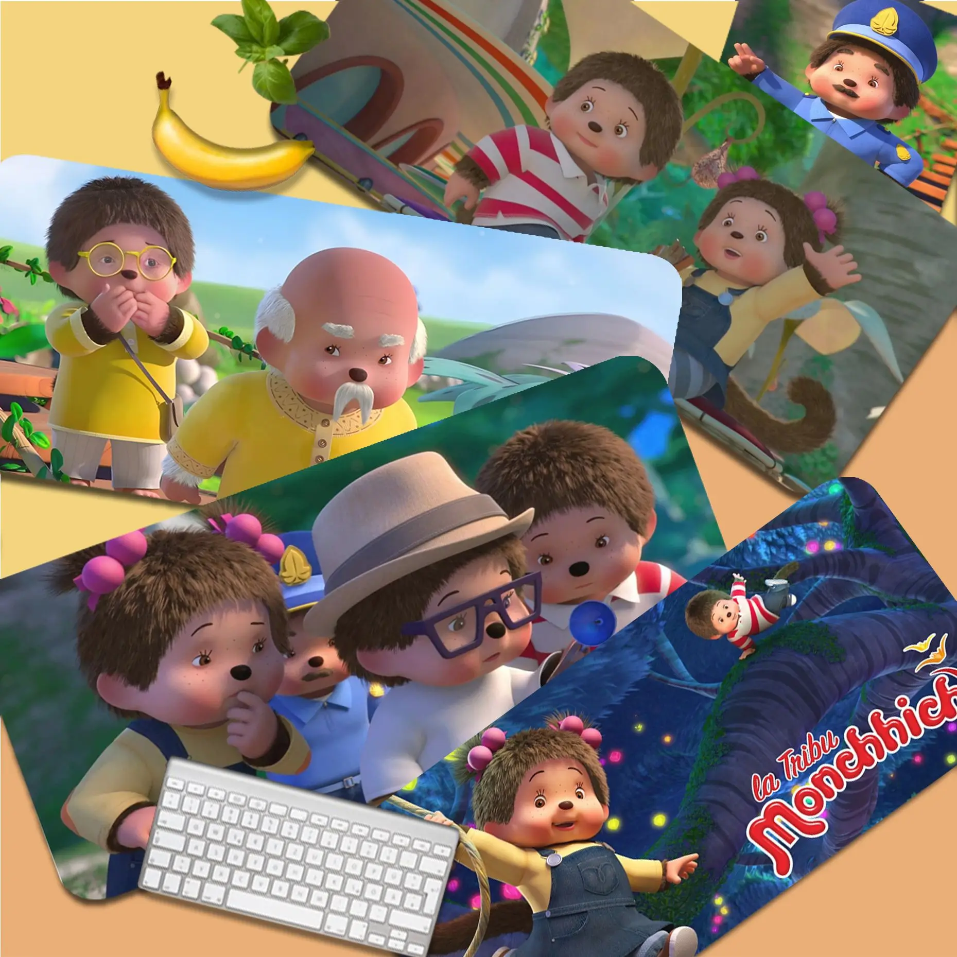 Anime M-Monchichichi Cute Mousepad Cute Silicone Large/Small Pad To Mouse Pad Dimensioni Di Gioco Per Game Keyboard Pad