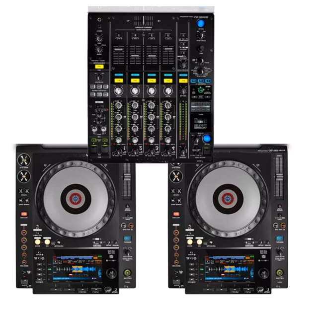 Ankunft DJ Set Nexus 2 DJ Set 2 CDJ 2000 NXS2 Player 1 DJM 900 NXS2