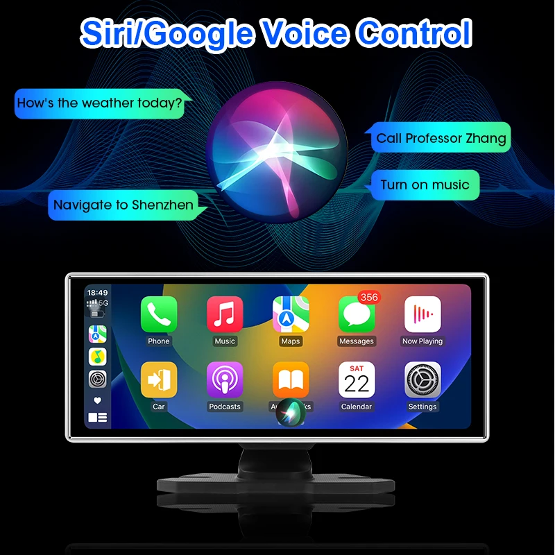 Universal 11.26 Inch 4K 3840*2160 Car DVR Multimedia Wireless Carplay & Android Auto BT AUX for MP5 Player Monitor Screen car multimedia player car radio multimedia player car display monitor car radio video player car video player