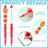 36Pcs Beaded Pencil for Students Non Sharpening Pencil 0.5 Non Refilling Beadable Automatic Cute Writing Pencil Wholesale 4