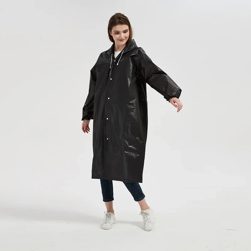 Raincoat and Rainpants Suit 1PCS EVA Unisex Raincoat Thickened Waterproof Rain Coat for Camping