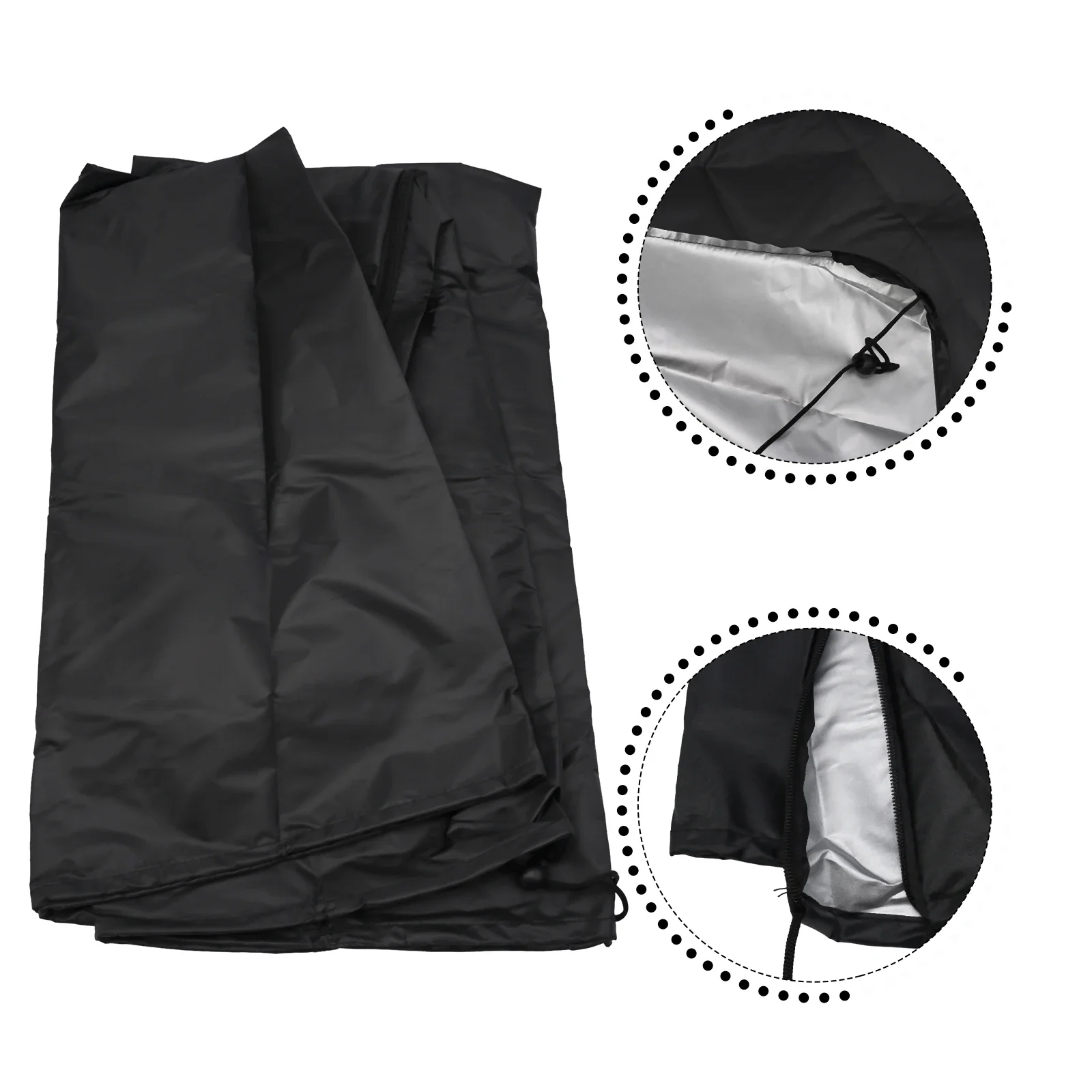 Premium Polyester D D Wind Proof Cover As Shown Convenient And Time Saving Silver Coating Wind Proof Cover