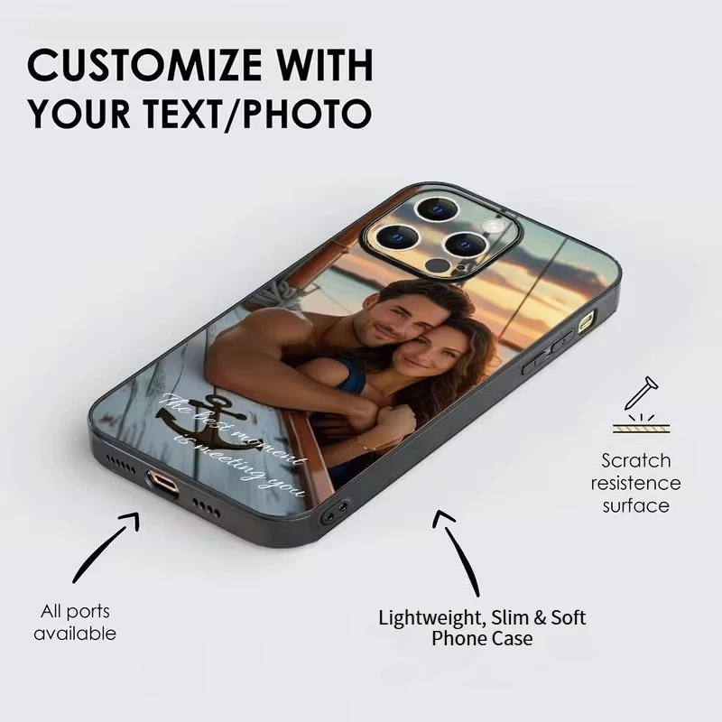 DIY Customizable Photo Soft Phone Case - Personalized Back Cover
