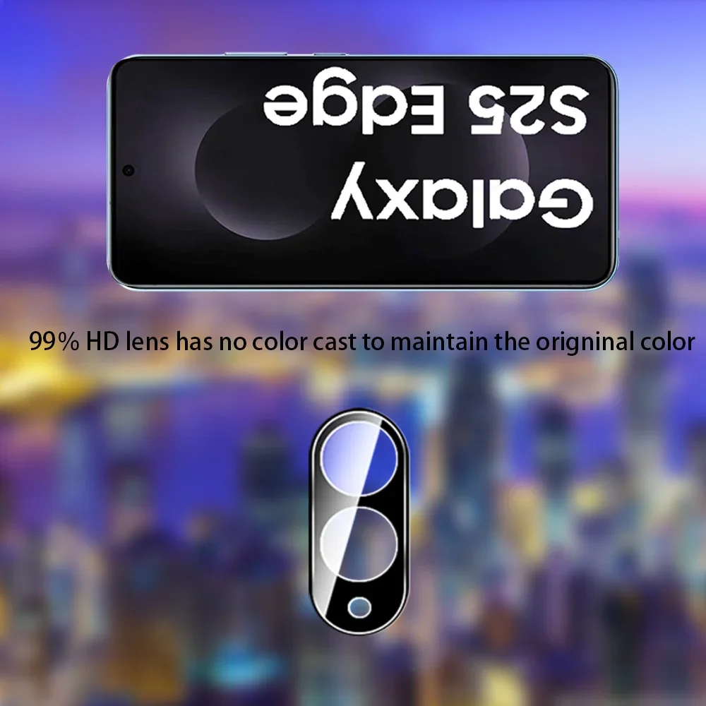 Premium 3D Black Tempered Glass Curved Camera Protector (1-3 Pack)