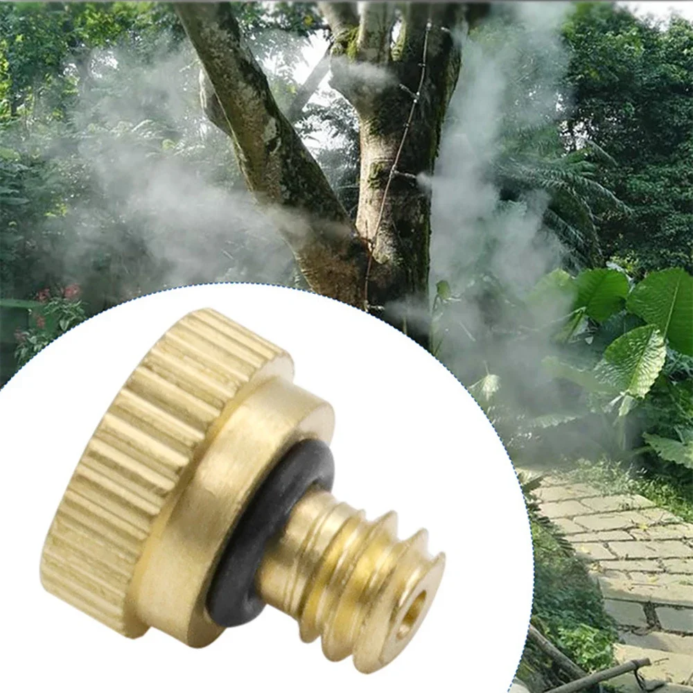 Spray Nozzle 10PCS Atomizing Nozzle 3/16" Fog Spray Cooling Water System Accessories Garden Nebulizer Misting Sprayer 0.1/0.2/0.3/0.4/0.5mm