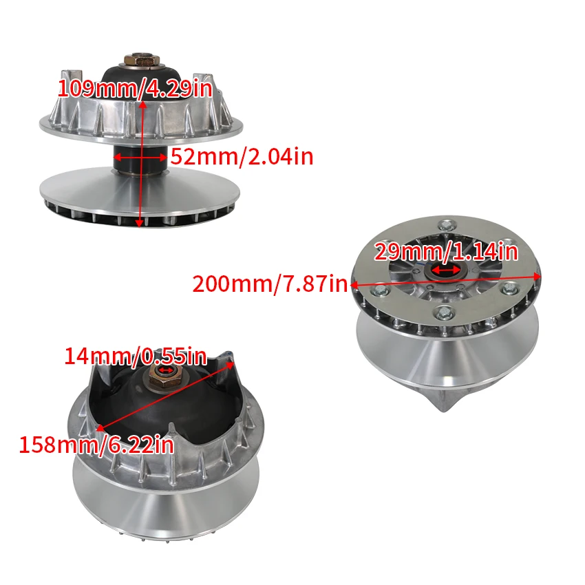 Motorrad-Hinterradnaben-Montagezubehör für Crossfire ATV Avenger 700 OEM: 1BA-17620-00 Hinterradnabenbaugruppe – Detail 9