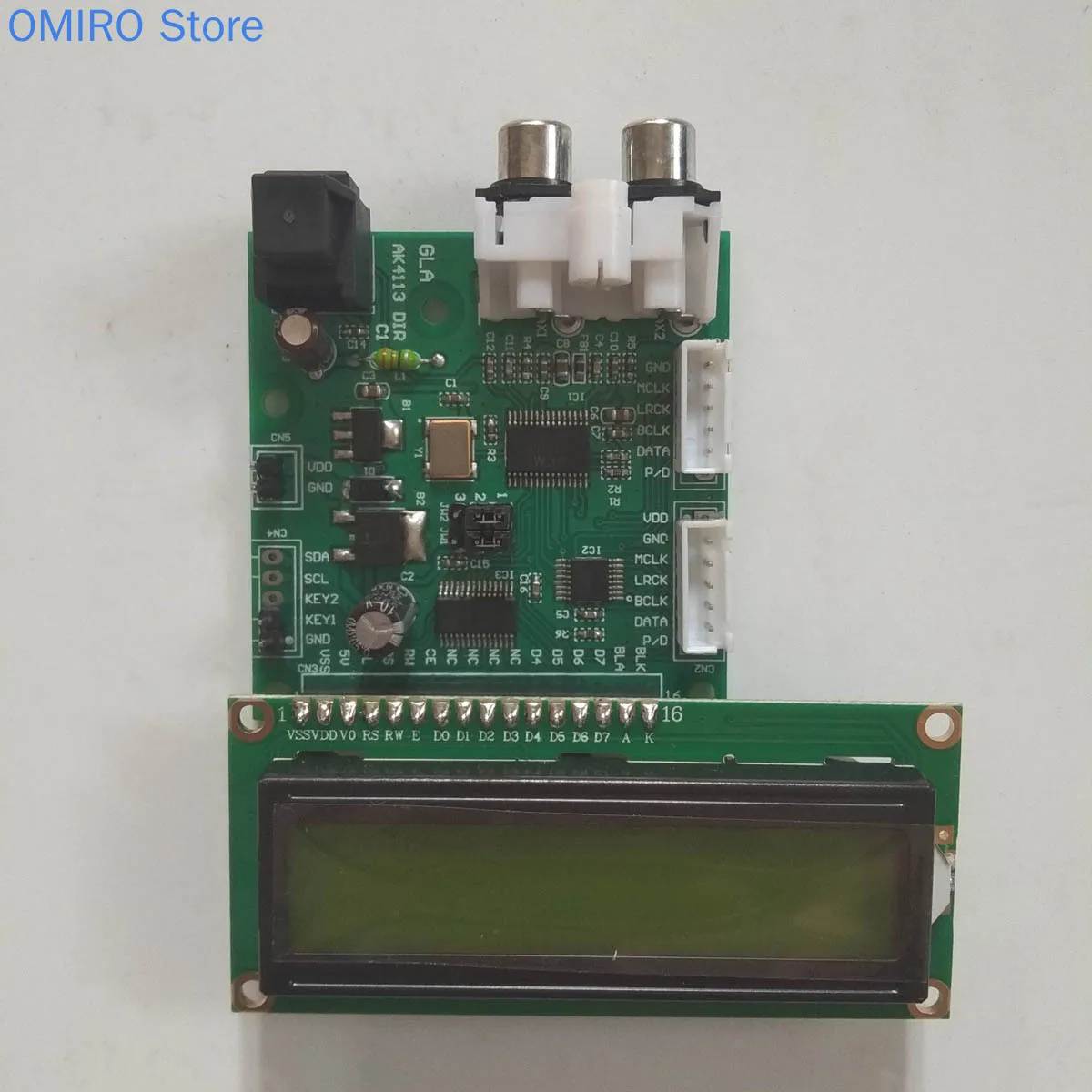 

Ak4113 / Optical Fiber / Coaxial / I2S Input / I2S Output Digital Receiving Board, Soft Control / Sampling Display