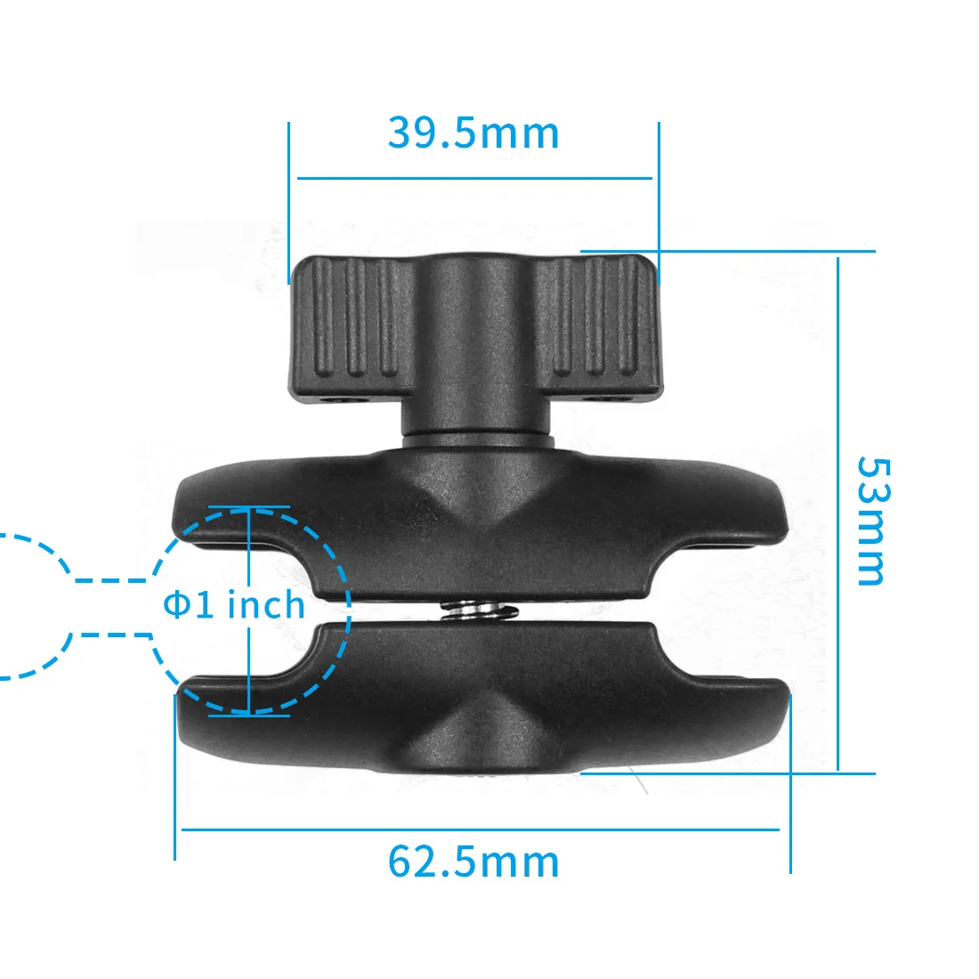 Base di montaggio Ram per manubrio per bicicletta moto con supporto Ram