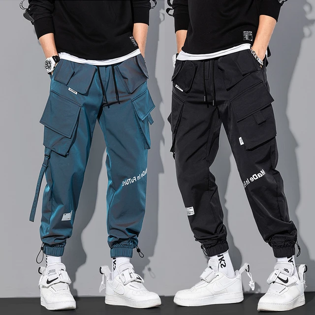 Wear Black Cargo Pants Mens  Fashion Hip Hop Cargo Harem Pants Men - New  Men's - Aliexpress