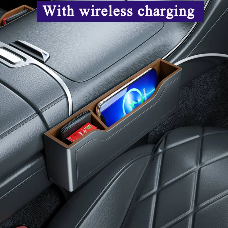 

Universal car wireless charging storage box storage box interior decoration automotive supplies