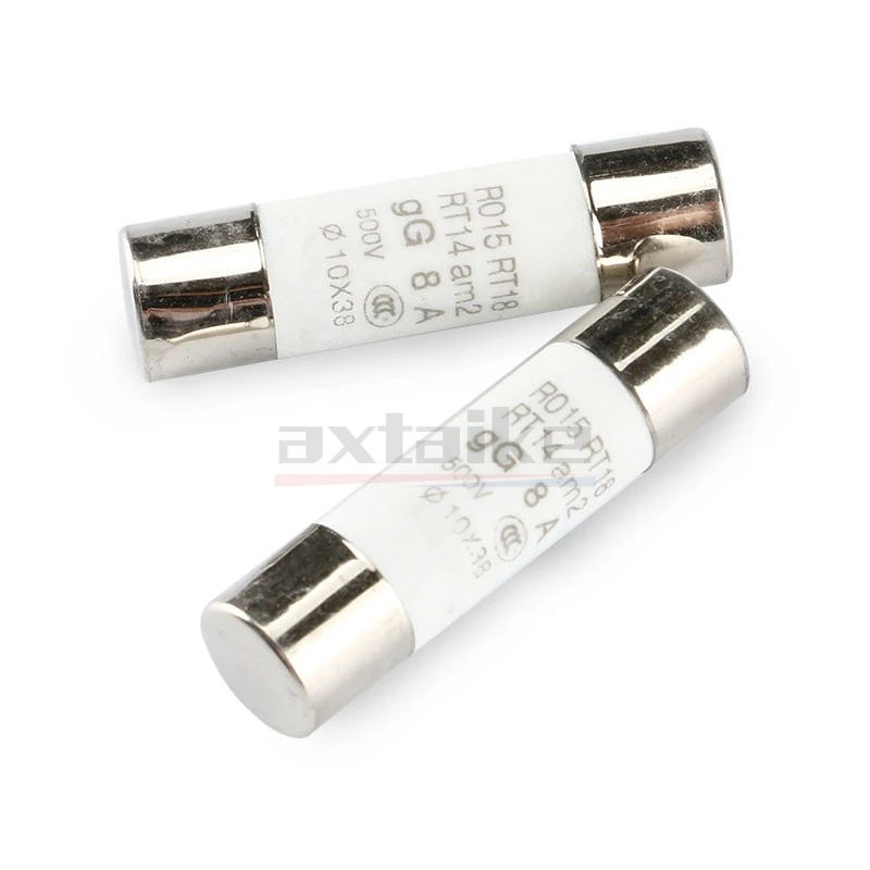 10*38mm Ceramic Fuse 0.5A-50A 500V 500mA RO15 R015 RT18 RT14 Am2 380V 10&times;38 5PCS car fuses