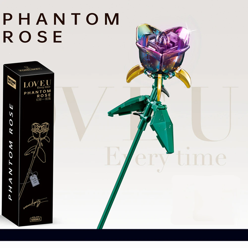 1 pcs Black Rose