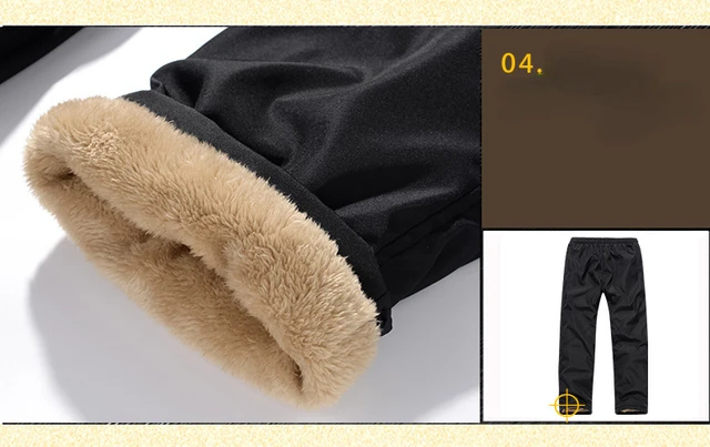 Super Warm Lined Trousers Joggers 28