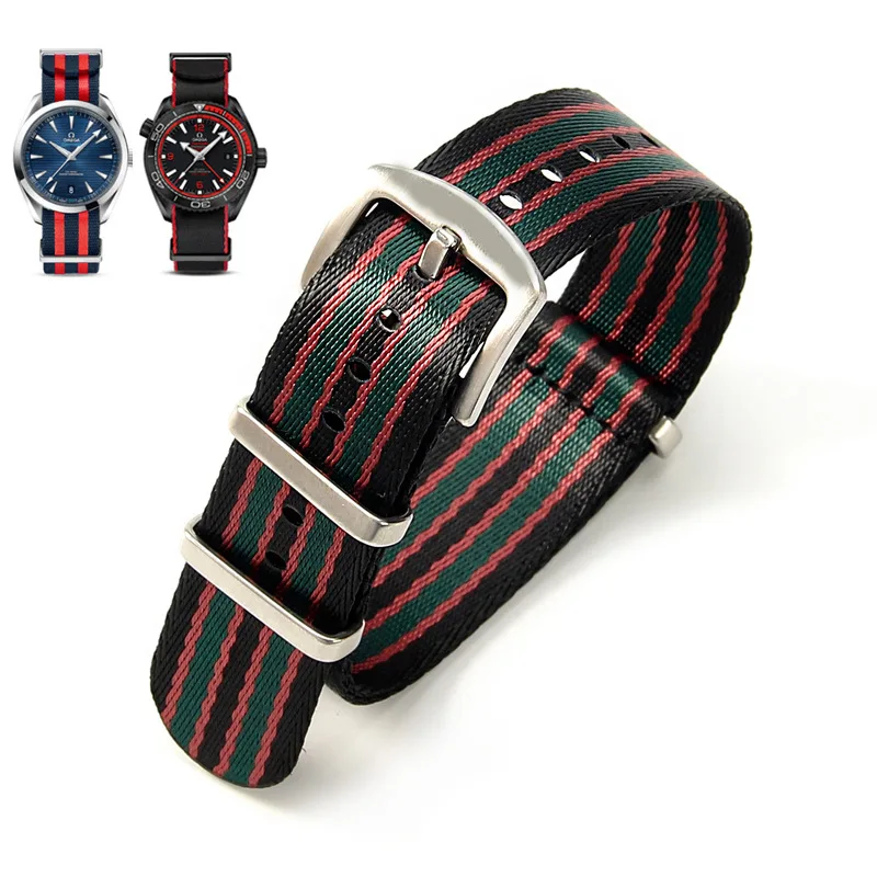 Durable Army Sports Nylon Watch Band - Universal 20mm & 22mm Strap