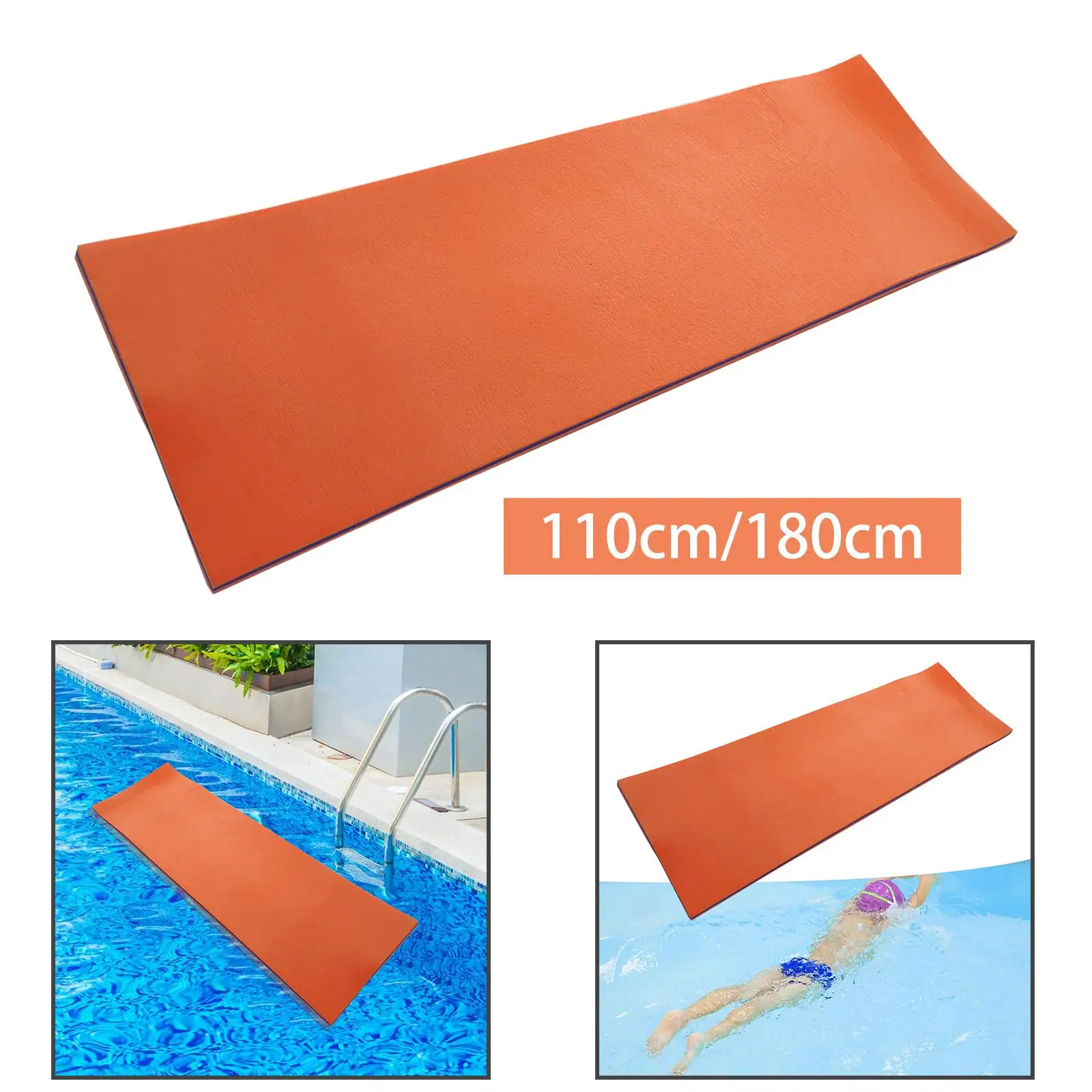 Water Floating Mat Lounge Mattress Float Blanket 3 Layers Lounger Float Pool