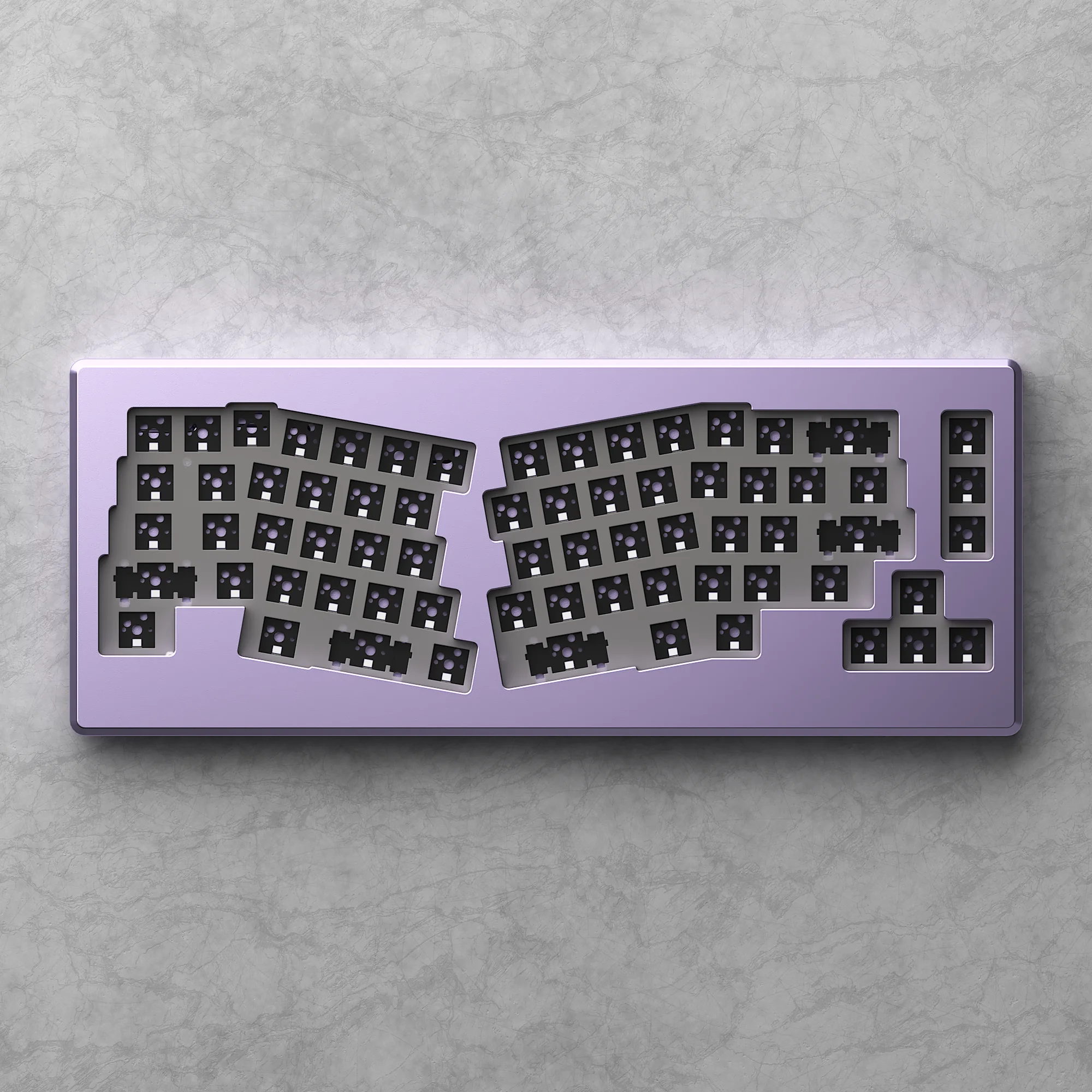 Monsgeek-alice m6 diyキーボードキット,qmk,カスタムrgb,5ピン,ホット 