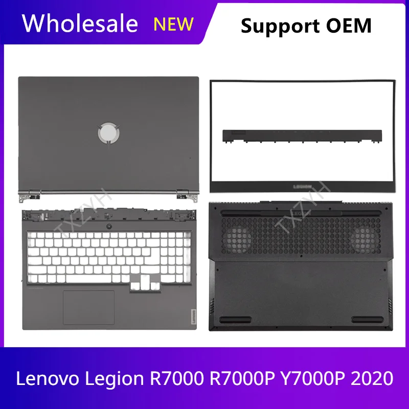 Новинка для ноутбука Lenovo Legion R7000 R7000P Y7000P 2020, задняя крышка ЖК-дисплея, передние петли, Упор для рук, нижний корпус A B C D, оболочка