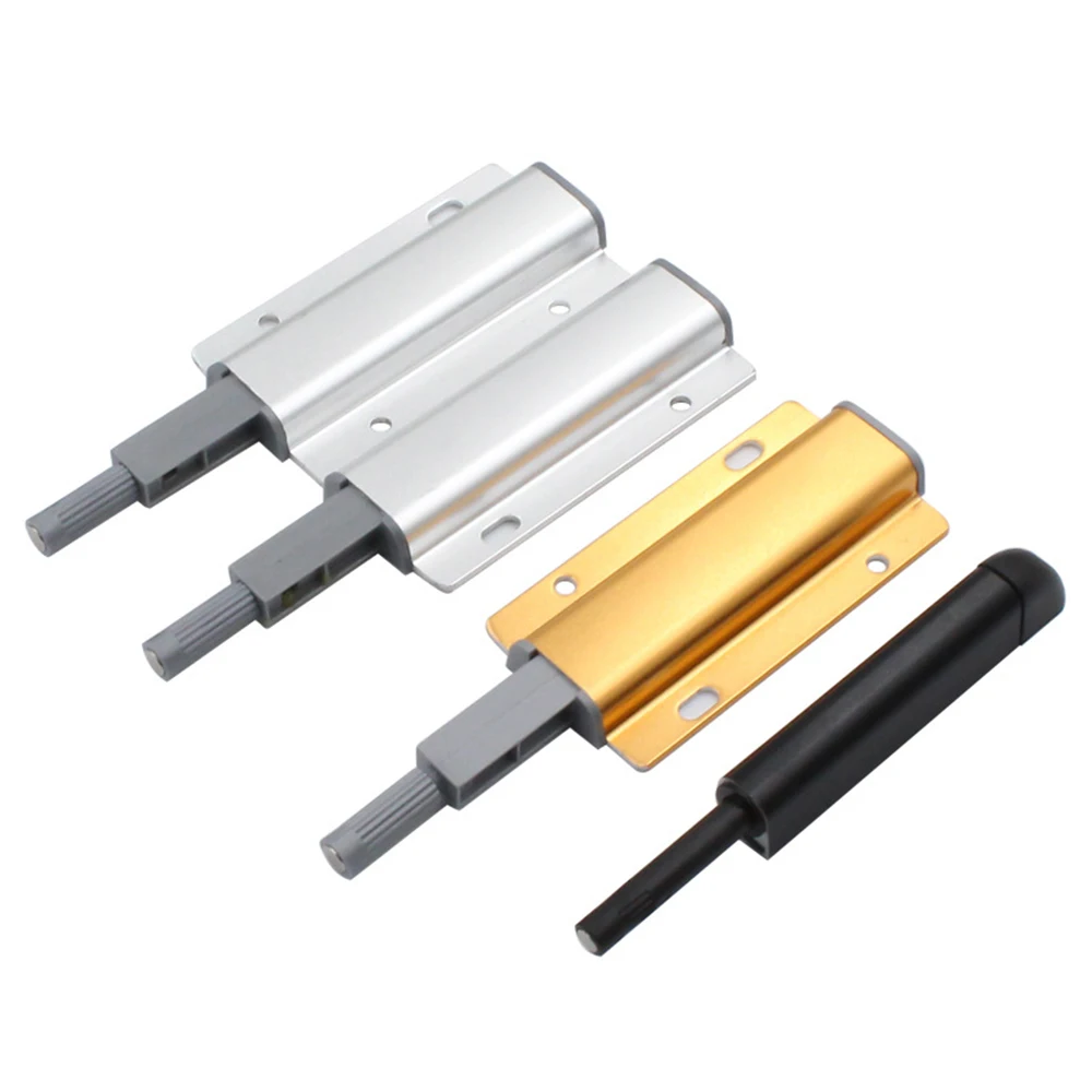 Aluminum Alloy Push to Open Catches Door Stops Touch Stop Kitchen Invisible