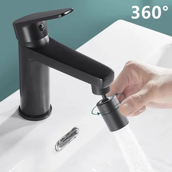 360° Rotating Kitchen Faucet Aerator with 2 Spray Modes & Filter 5