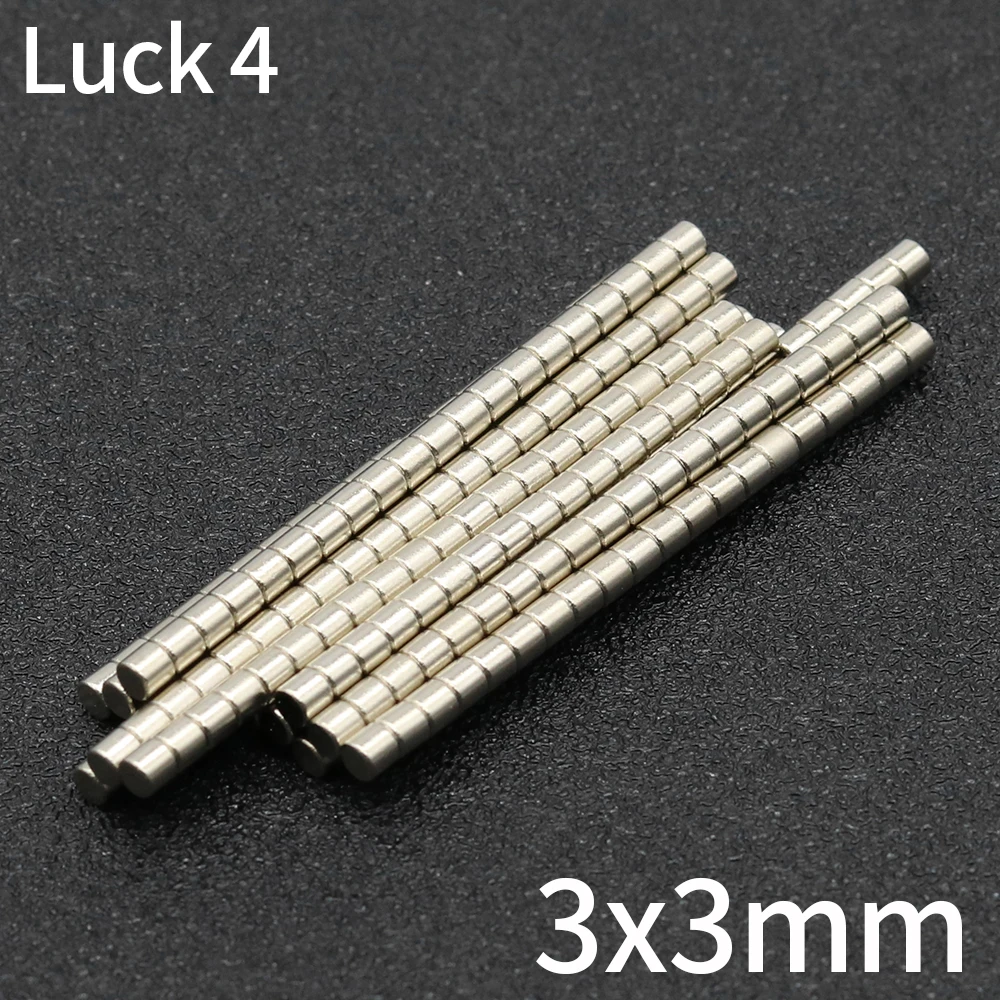 

100/200/500/1000Pcs Small Round Magnet 3x3 Neodymium Magnet N35 3mm x 3mm Permanent NdFeB Super Strong Powerful Magnets imans