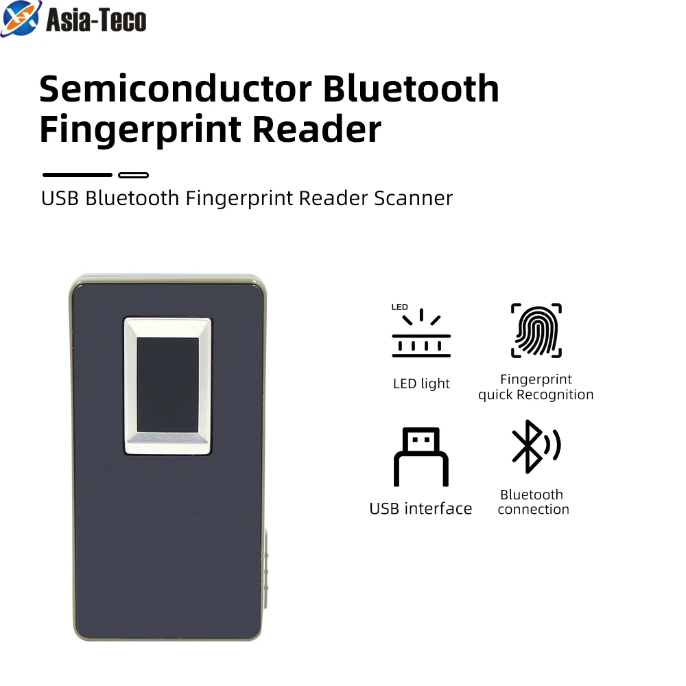 

Bluetooth/USB Fingerprint Reader Semiconductor Scanner Biometric Fingerprint Sensor for RFID Access Control Attendance System
