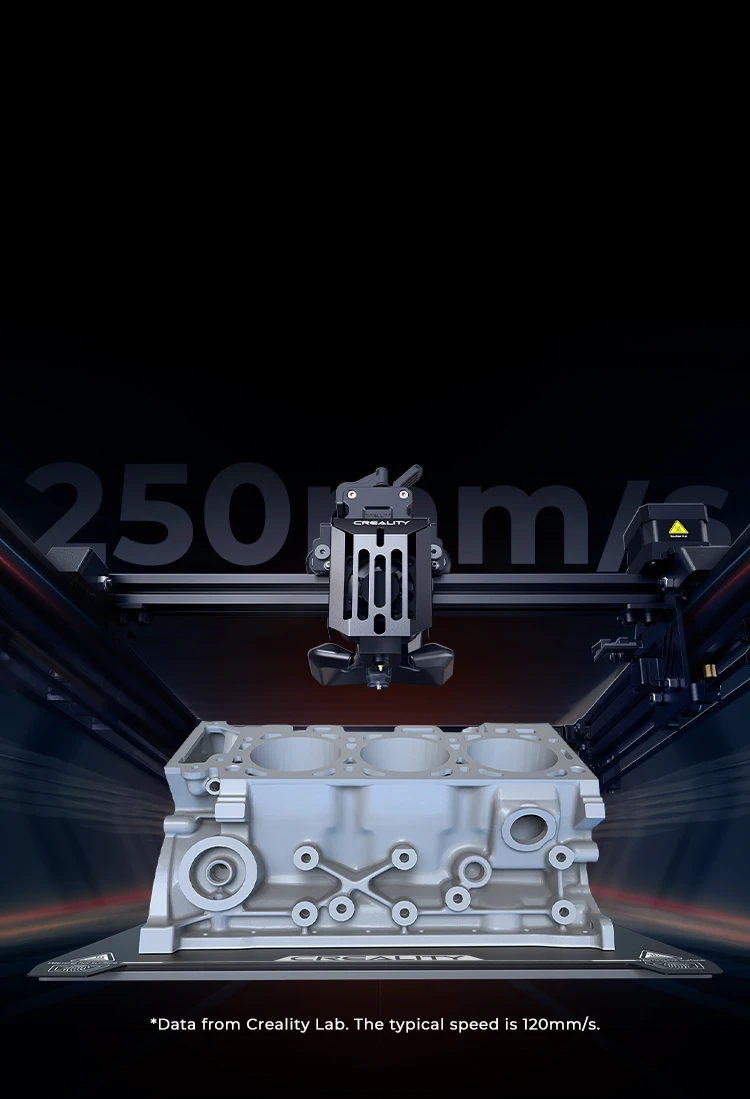 S0d13ae3d68bd43169284055aaef692cdJ Creality Ender 5 S1 drukarka 3D 250 mm/s szybki druk 300 ° druk w wysokiej temperaturze CR dotykowy ekran dotykowy z automatycznym poziomowaniem